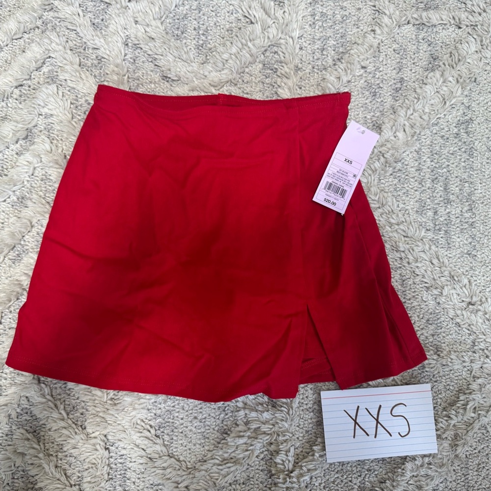 Wild Fable Red Skort